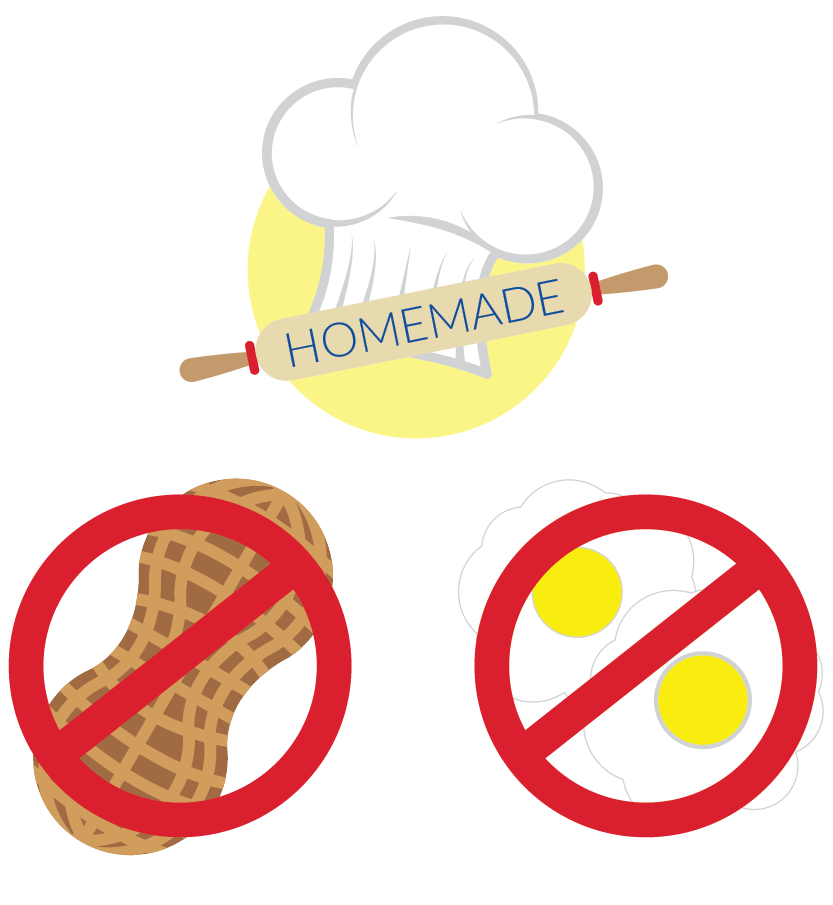 Homemade Icon no Peanut Icon and no Egg icon